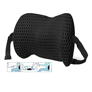 Cojín Lumbar, Soporte Lumbar para Coche, Soporte Lumbar para Cama, para sofá, cojín de Espalda, Silla de Oficina