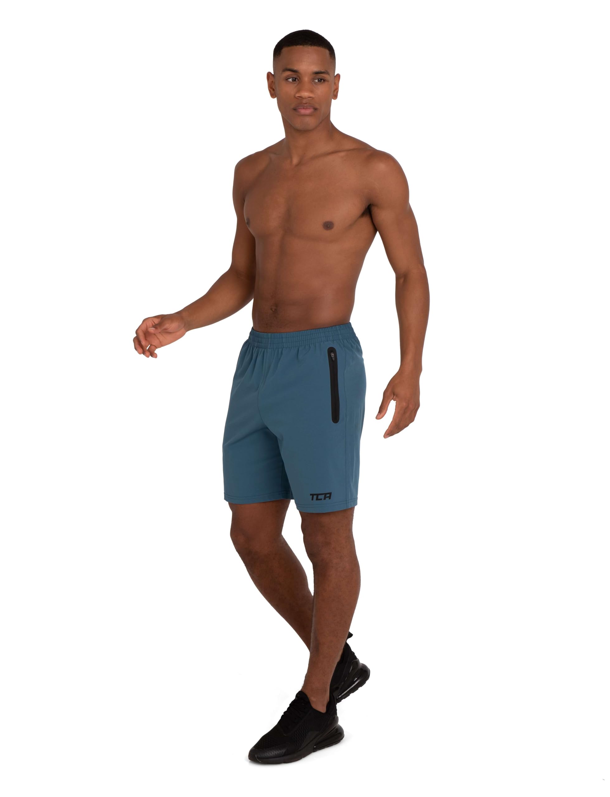 TCA Elite Tech Pantaloncini Palestra Uomo con Tasche Laterali - Pantaloncini Running Uomo - Pantaloni Corti Sportivi da Corsa e Allenamento - Abbigliamento Sportivo