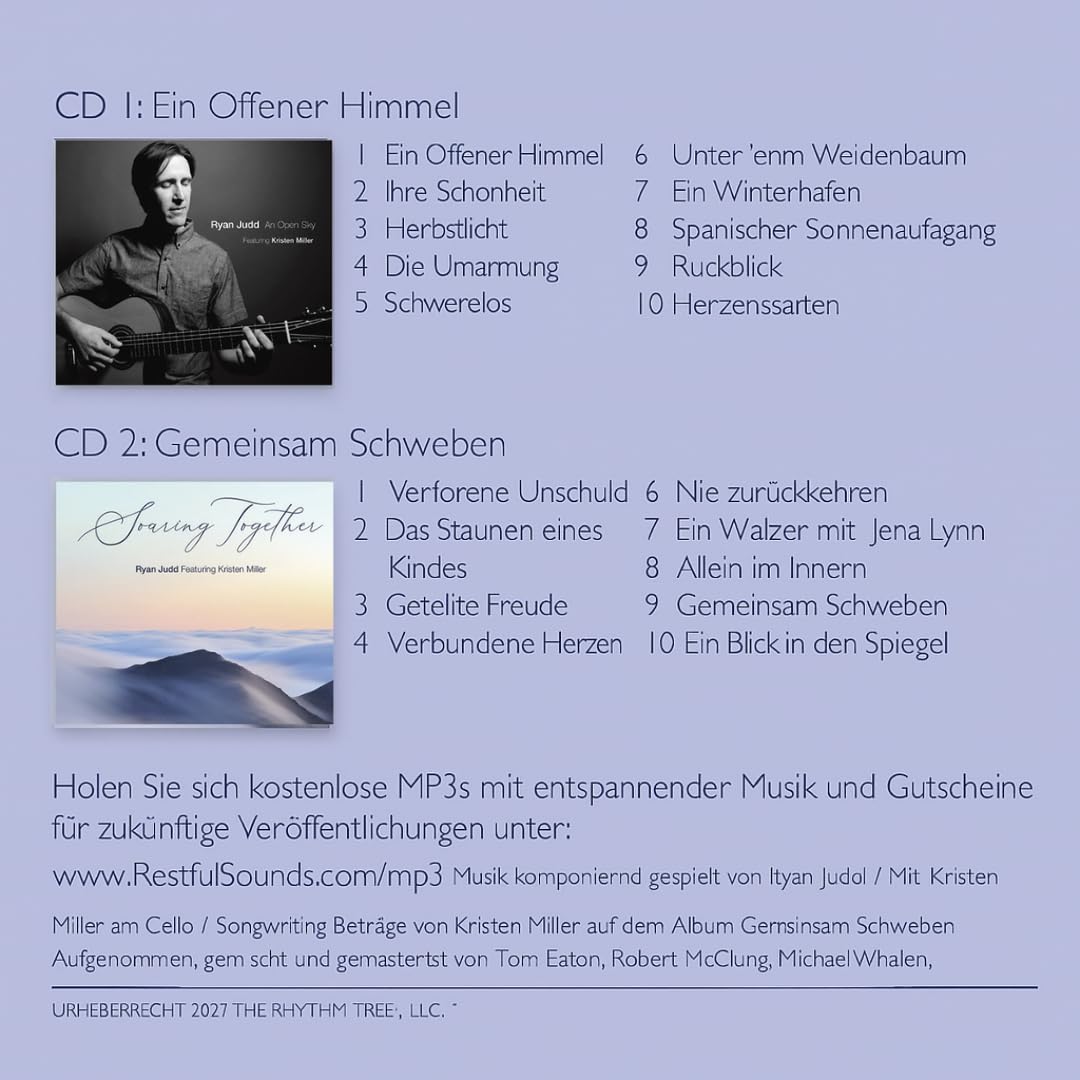 Entspannende Gitarrenmusik – 4-Alben-Set zur Meditation, Entspannung und zum Einschlafen