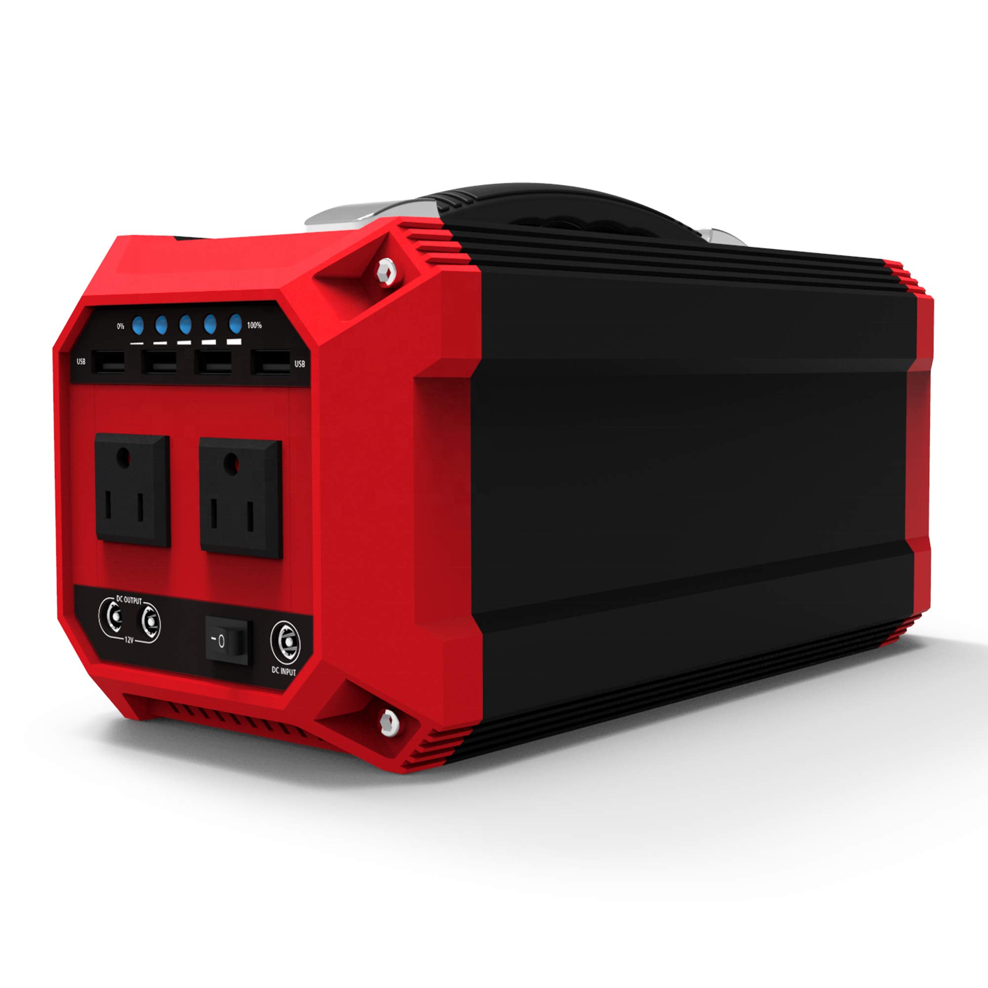 Accumulatore Energia Portatile 270Wh / 73000mAh Generatore Solare a Onda Sinusoidale Pura Batteria Riserva Emergenza Presa AC 300W Porta USB e DC per Campeggio all'Aperto