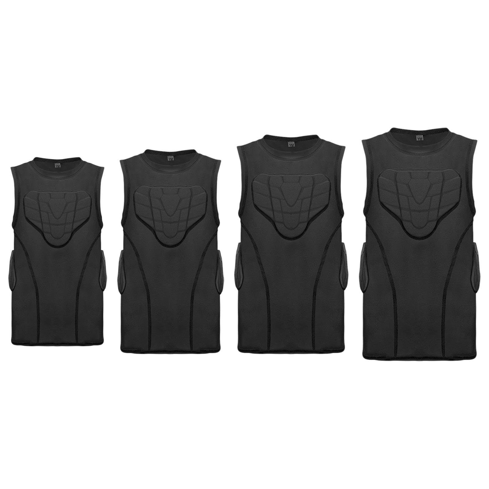 Padded Football Protective Gear Training Suit for Children Softball Baseball S-image-13