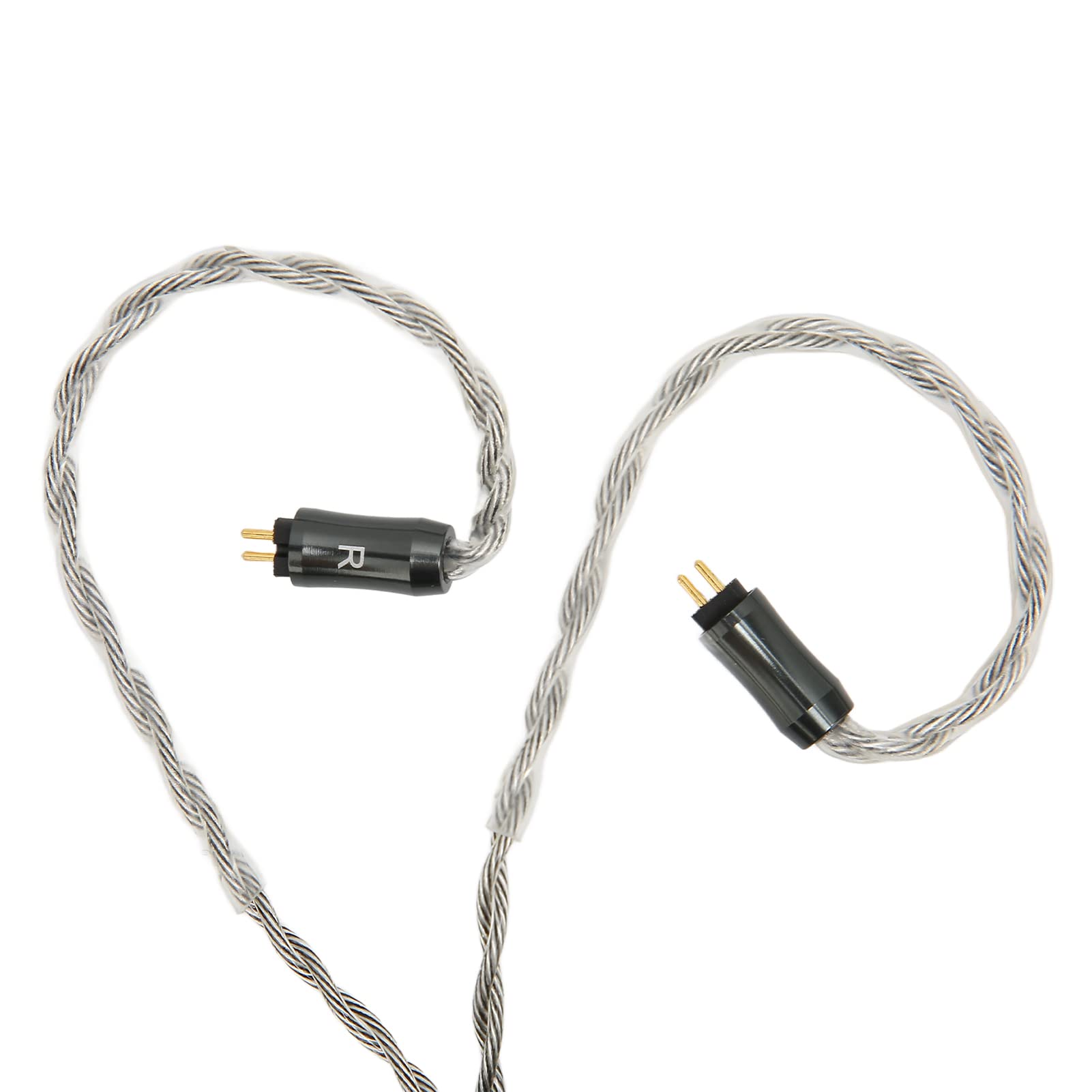 Cable de Repuesto para Auriculares, Trenzado Híbrido Detalle de Sonido Superior, Trenzado Planetario Escuche Más Detalles, Desorden de Balance Adecuado para Todos Los Reproductores de Música con Conec