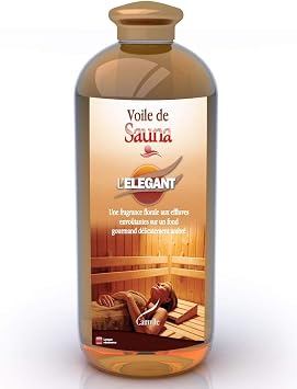 Camylle - Sauna Fragrance LElegant - Fragrances Based on Pure and Natural Essential Oils for Sauna - Floral with Mesmerizing scents and a Sensual Backdrop of Amber - 1000ml