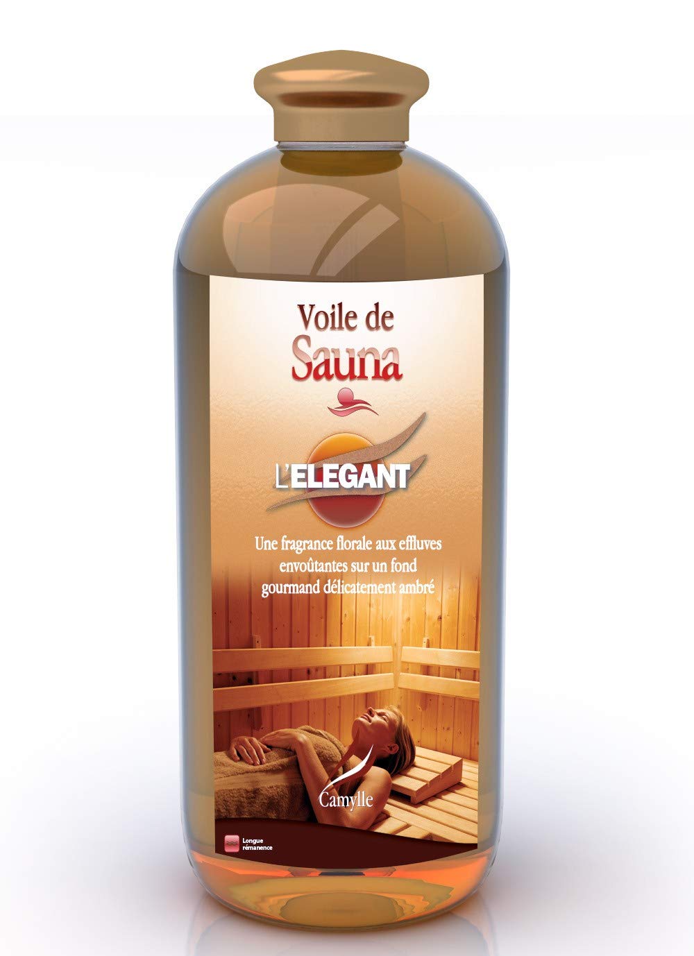 Camylle - Sauna Fragrance L'Elégant - Fragrances Based on Pure and Natural Essential Oils for Sauna - Floral with Mesmerizing scents and a Sensual Backdrop of Amber - 1000ml