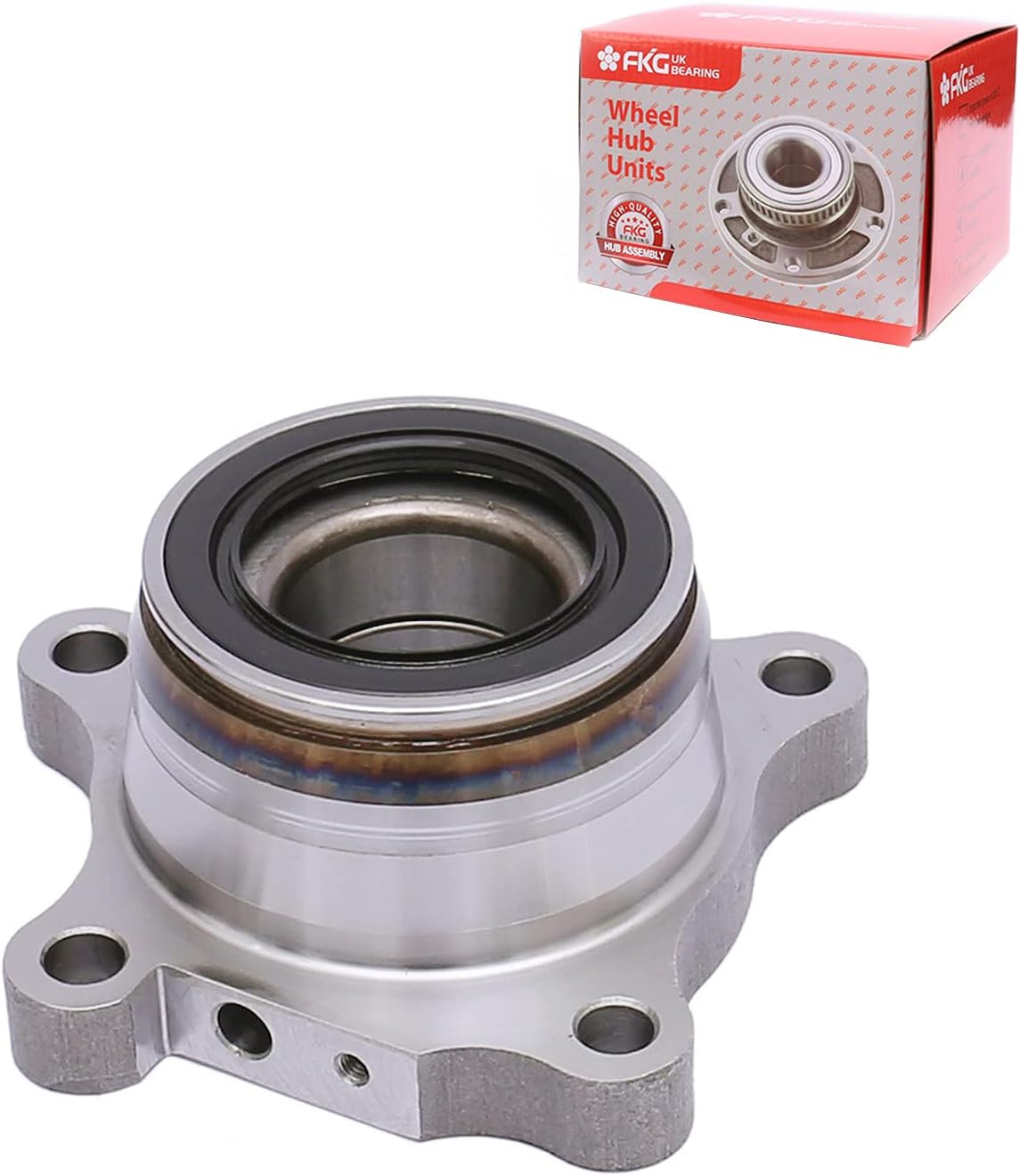 FKG 512228 Rear Right Wheel Bearing Hub Assembly Fit for 03-13 Toyota 4Runner, 07-13 Toyota FJ Cruiser, 03-09 Lexus GX470, 10-14 Lexus GX460 (512228 Rear Right)