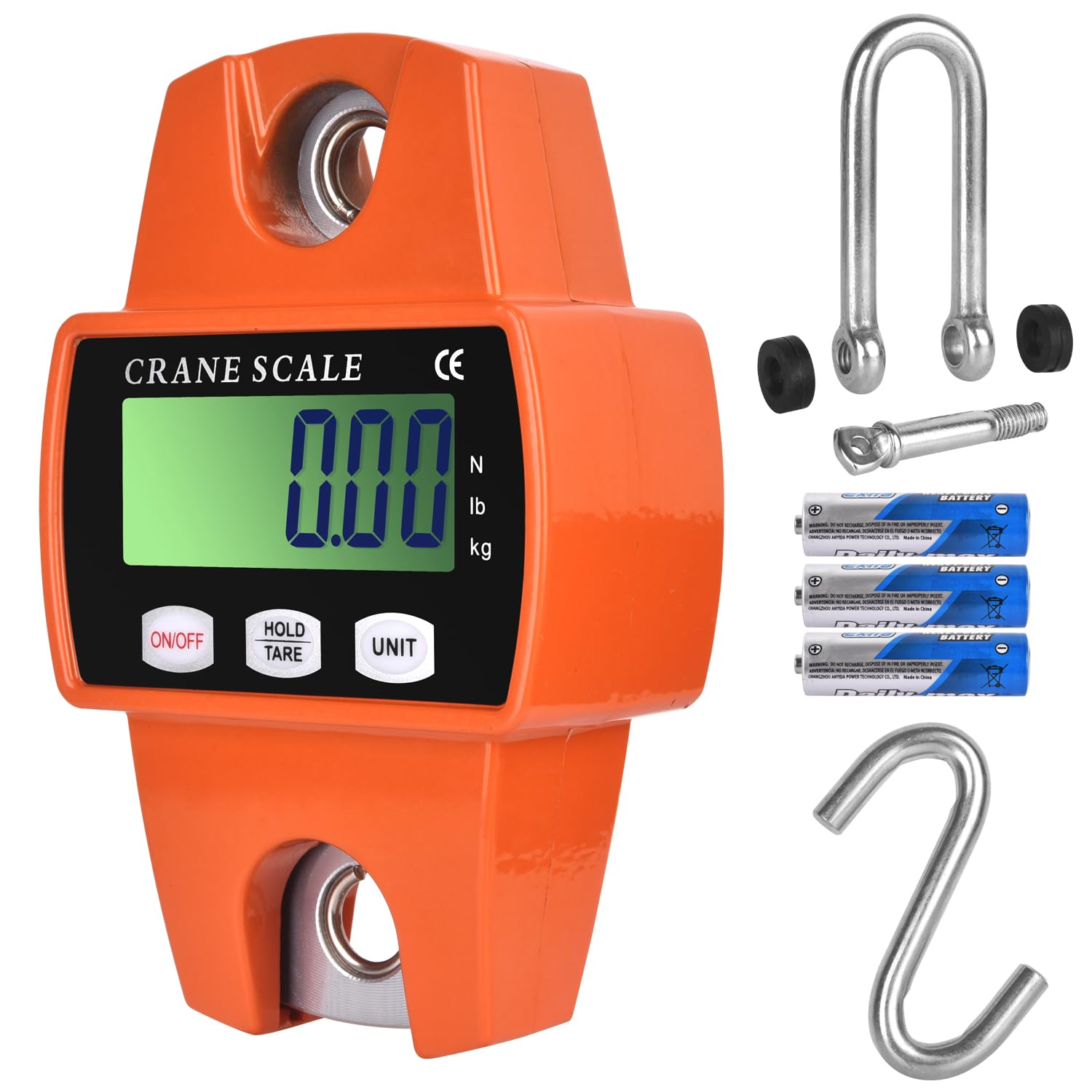 Heavy Duty Digital Hanging Scale - 660lb / 300kg -1