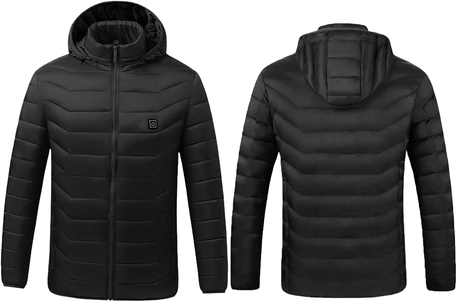 Heated Jacket for Men Women 21 Heating Zones Hooded Heated Jacket Unisex Softshell Jacket Warm Thermals Winter Coat