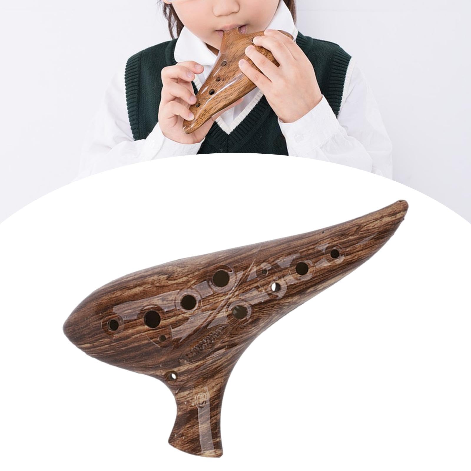 Ocarina Alto C de 12 Agujeros, Profesional Y de Moda, para Adultos Y Principiantes.
