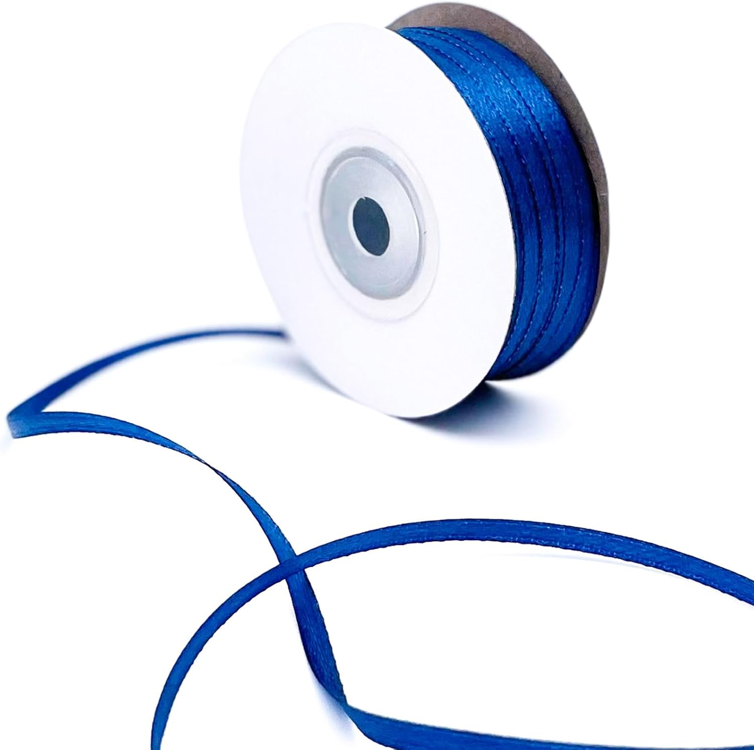 Amazon.com: Capesaro Blue Ribbon - 1/8 inch x 100 Yards Double Face Solid Color Thin Satin ...