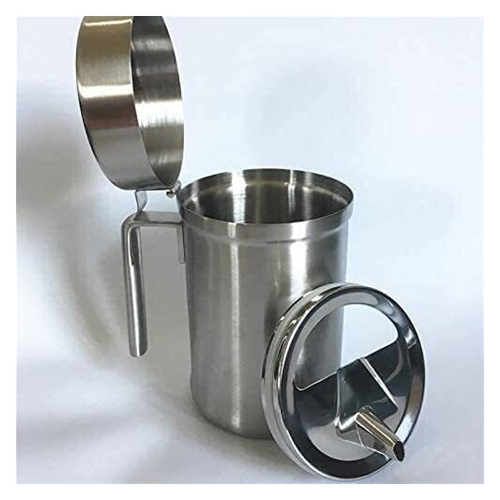 Set Olio e aceto Dispenser for Olio e aceto, Bottiglie for condimenti for Bottiglie di Olio in Acciaio Inossidabile Contenitore for l'erogazione di Olio commestibile Oliera