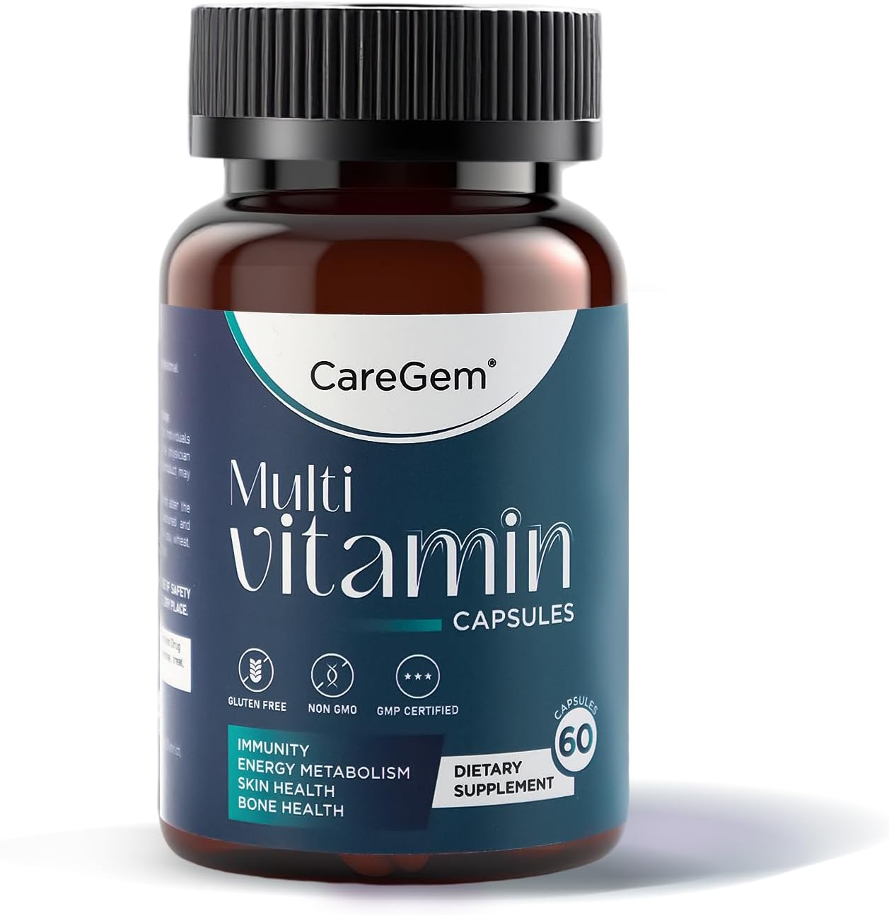 Multivitamin Capsules for Adults | Daily Support for Combating Fatigue, Relieving Stress & Boosting Immunity | with High Potency Vitamin D3 (10,000 IU), PQQ, Lutein & Collagen | 60 Capsules - Image 7