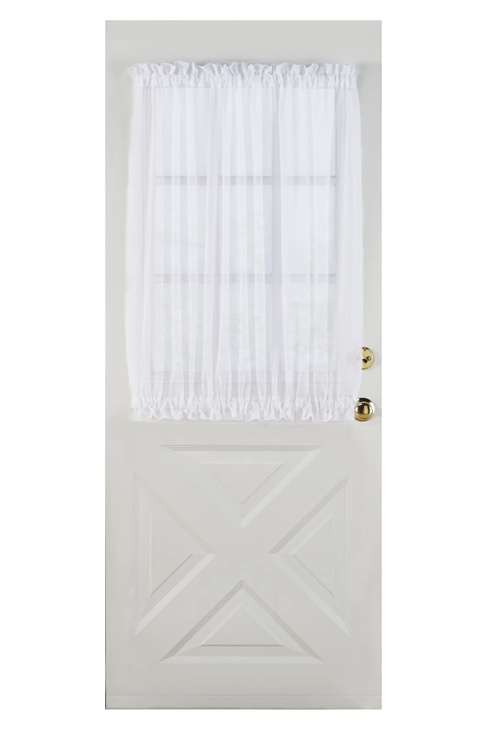 Pannello Per Porta In Voile Stylemaster Elegance – Tessuto Leggero 100% Poliestere – Beige 152x182 Cm