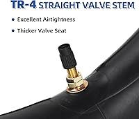 Vista 3 de GICOOL 2.50/2.75-14” (60/100-14) Cámaras interiores de repuesto para moto de cross, paquete de 2 con válvula TR4, compatible con motos de cross