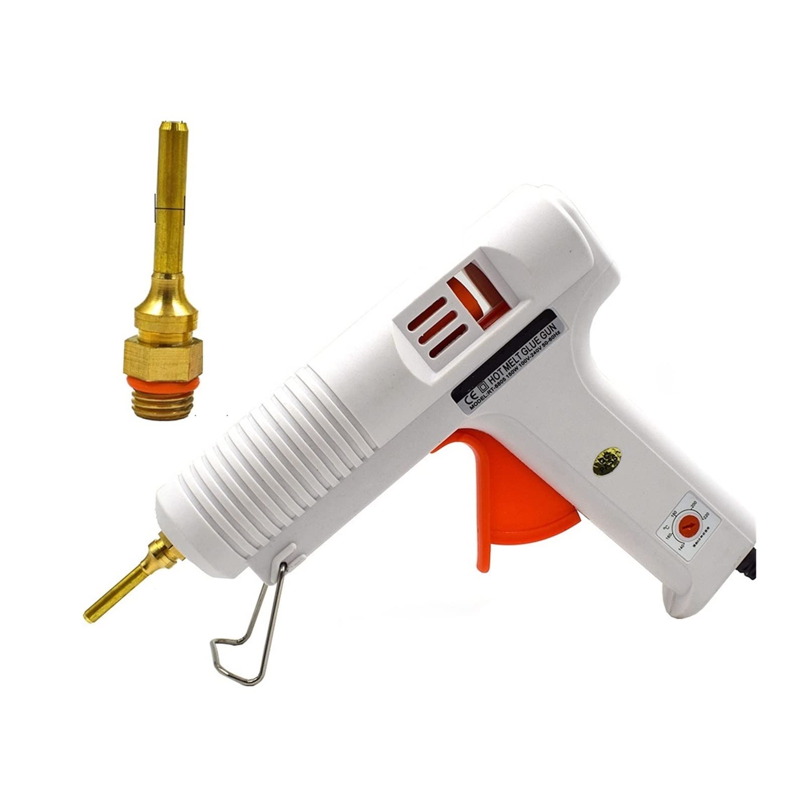 150W Pistolet Do Klejenia Na Gorąco Inteligentna Regulacja Temperatury Miedziana Dysza Grzałka Średnica Kufy 11mm Craft Repair Tool Szybkie Nagrzewanie(4)