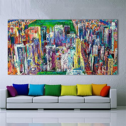 Diamond painting abstrait 5D large de 24x48inch pour déco salon - 2
