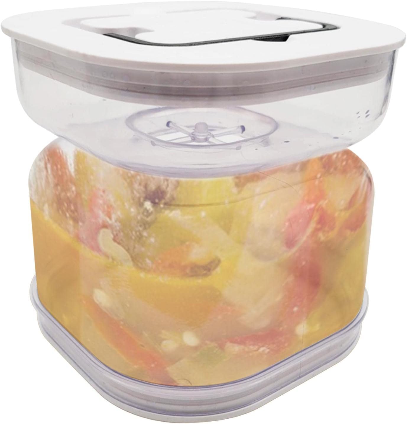 ZUKPUMNE Pickles Jar Container, Olive Jar, Pickle Jar with Strainer, Glass