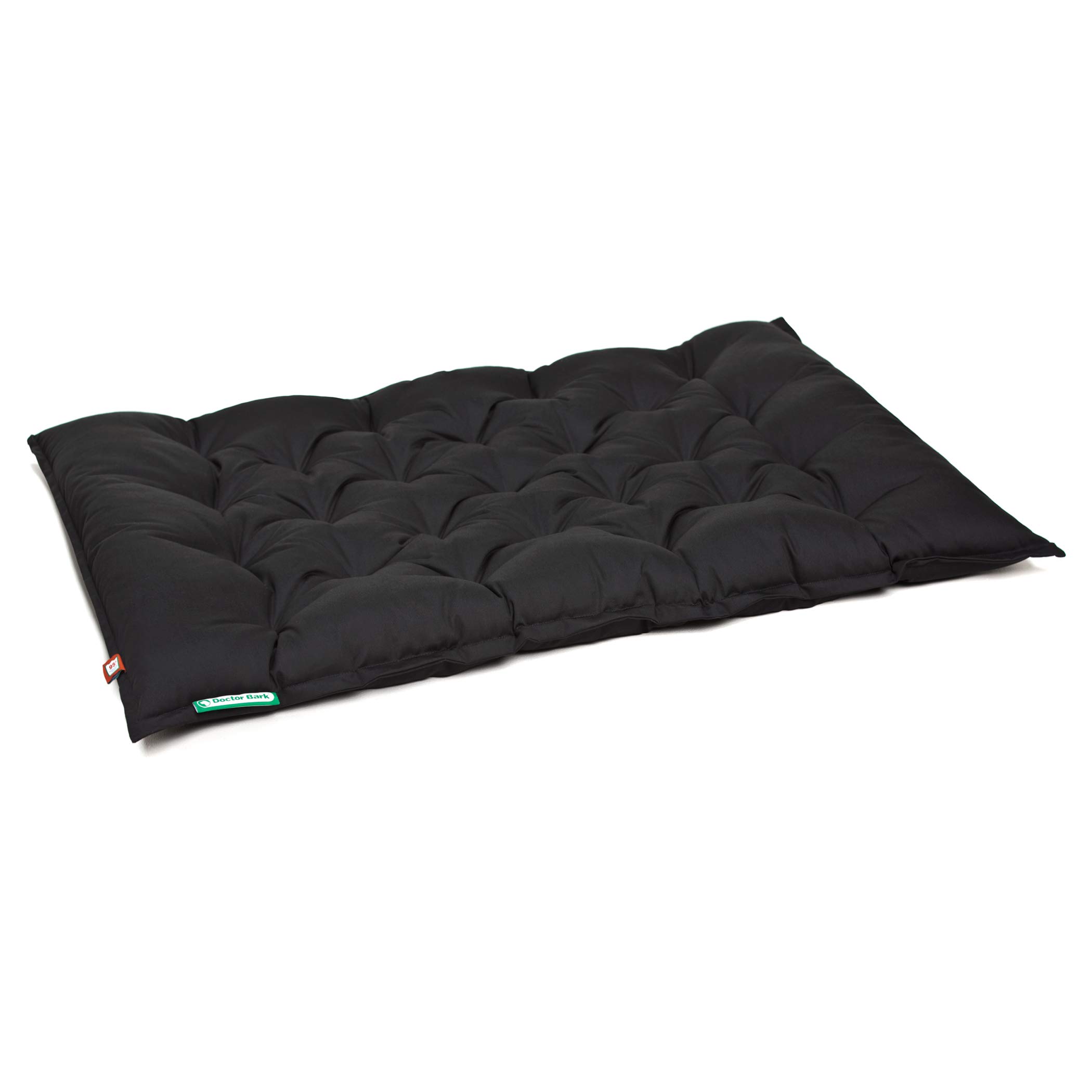 Doctor Bark Hundekissen Urban - orthopädisches Hundebett für sehr große Hunde - waschbar bis 95°C - robuste Indoor/Outdoor Hundematratze - Made in Germany (XXXL - 120x100 cm, Schwarz)