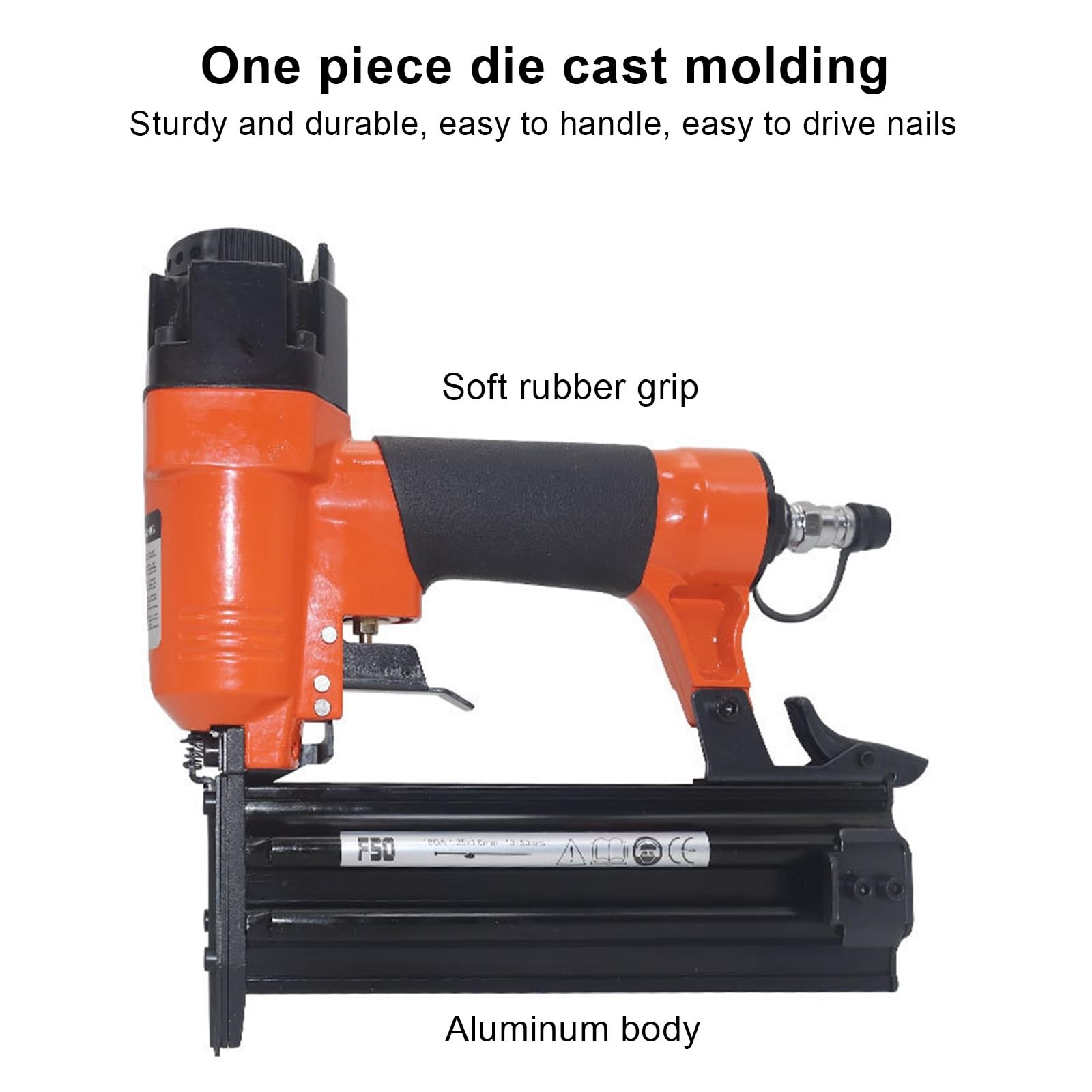 F50 Pistola Sparachiodi Pneumatica Telaio In Legno Cucitrice Mobili For Chiodi Ad Aria For Strumenti For Chiodatrice For La Lavorazione Del Sicurezza e comodità