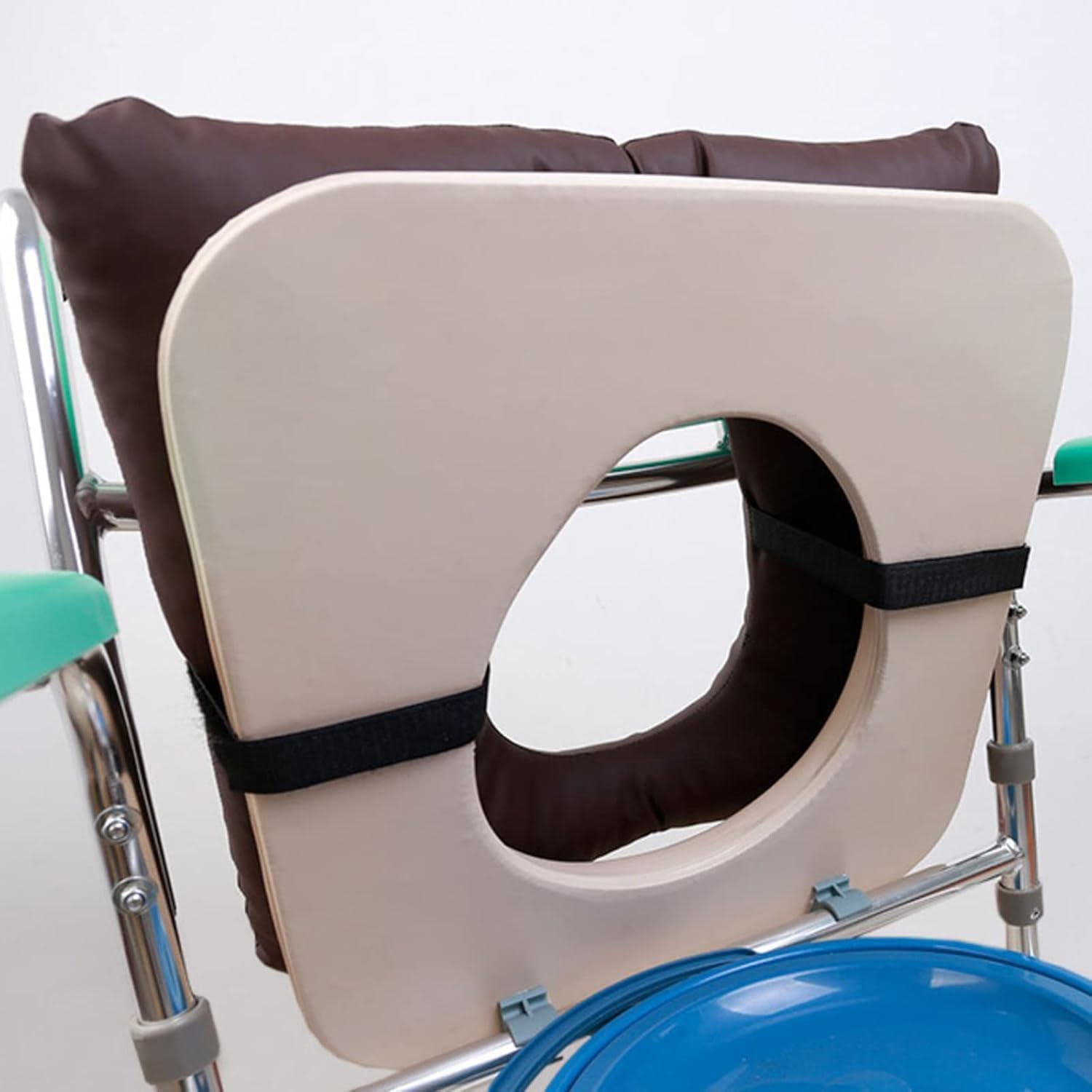 Cojín antiescaras, almohada de dona para aliviar el dolor, almohadilla de cadera para silla de ruedas, oficina en casa o silla de inodoro, apoyo cómodo para la recuperación de hemorroides, color