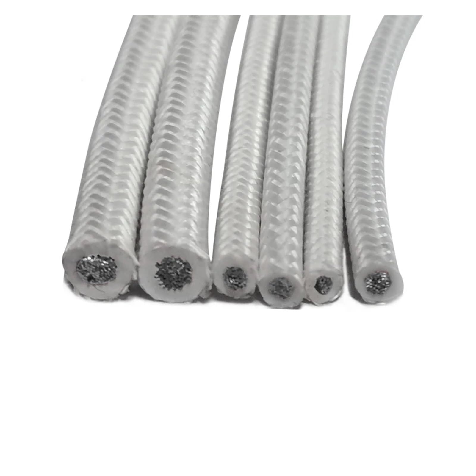 Cable eléctrico resistente a altas temperaturas, El cable calefactor trenzado de mica la goma silicona fibra vidrio estañó el AWG 300c del cobre 5-18(7AWG 10mm2)