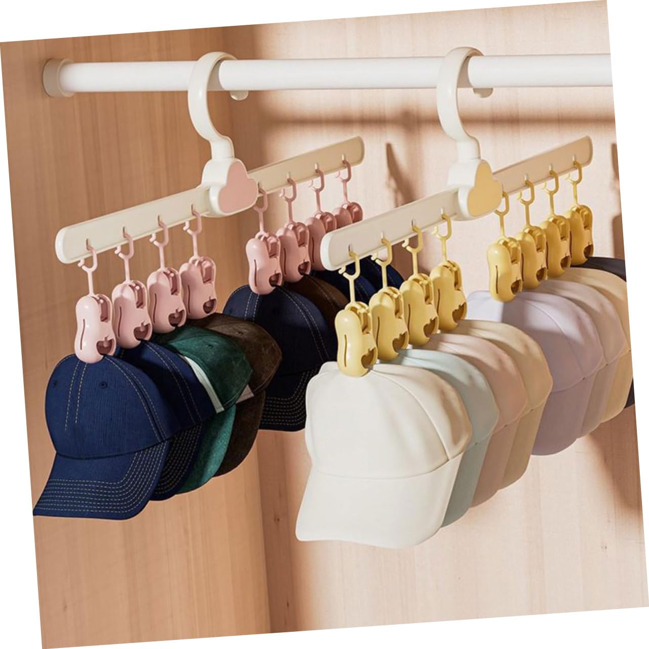 Cabilock 4 Sätze Wäscheständer Für Babysocken Wäscheklammerständer Klappbar Socken Trocknen Kleiderständer Kinder Kinderkleiderbügel Kleiderbügel Für Den Kleiderschrank 3 Stück * 4