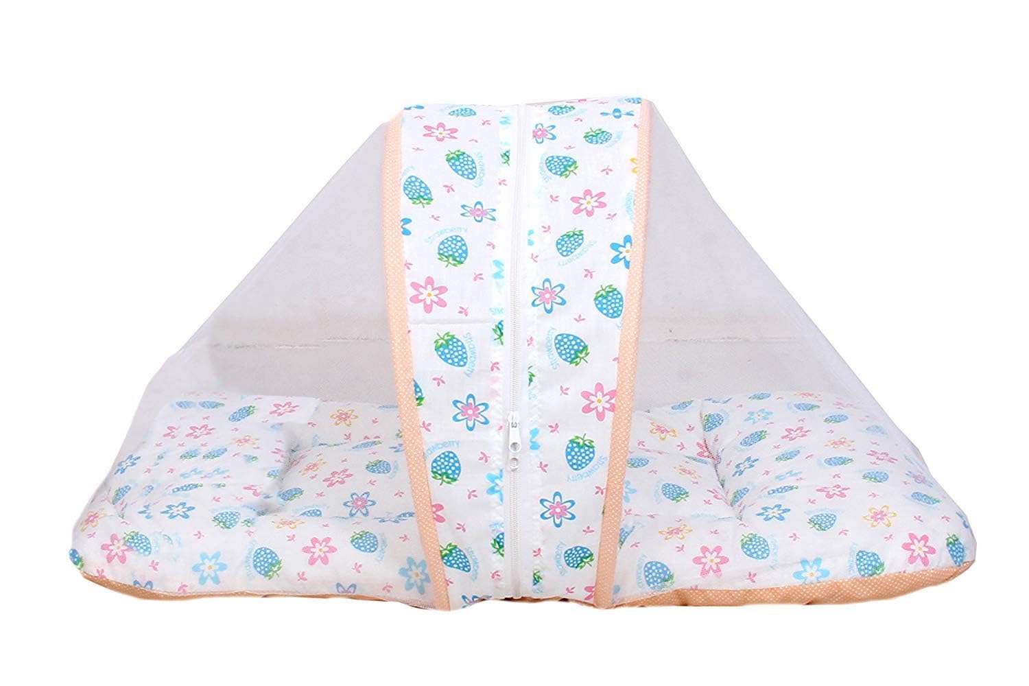 Toddylon Baby Bed New Born Baby Bedding Set Combo of Baby Mattress with Mosquito Net | Carry Bag | Cotton Beds | Carry Bag | Unisex Infants (0-6 Months) (2PCS Set) 4