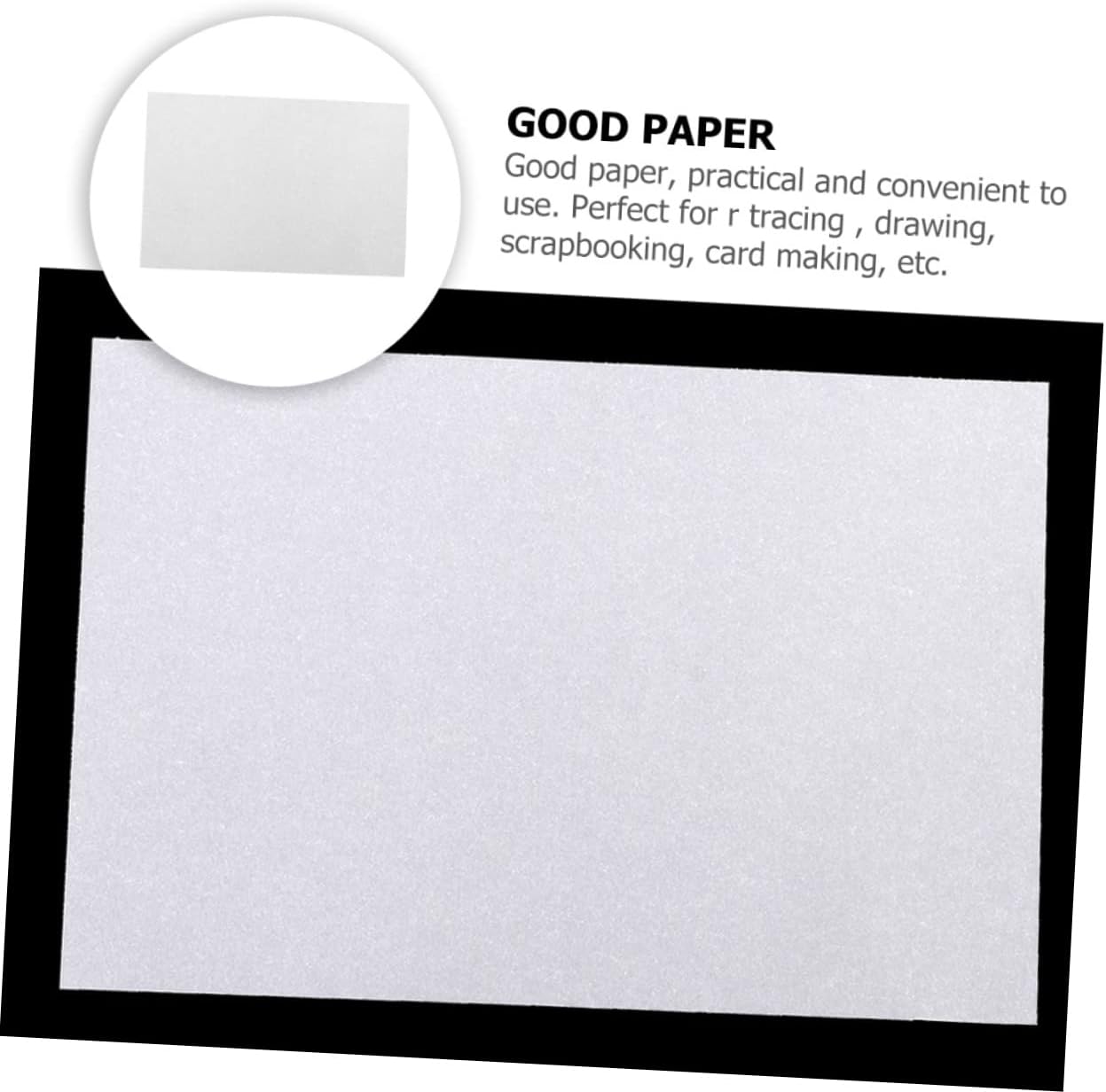 jojofuny 5bags Tracing Paper for Calligraphy Practice Sketching and Drawing Paper for Pen Pencil and Marker Use for Art Students and Enthusiasts