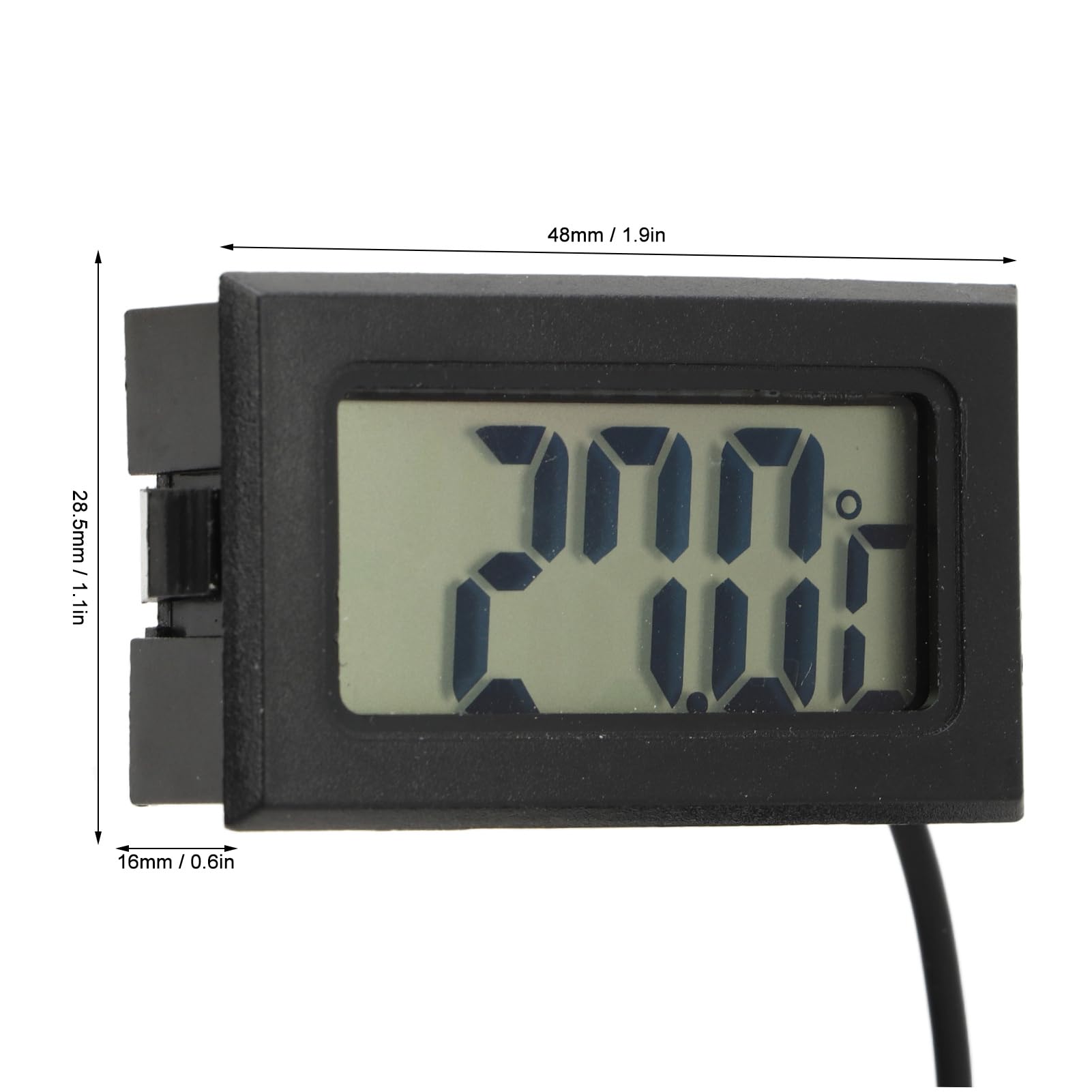Termometro Digitale LCD Impermeabile Sonda Temperatura per Incubatore