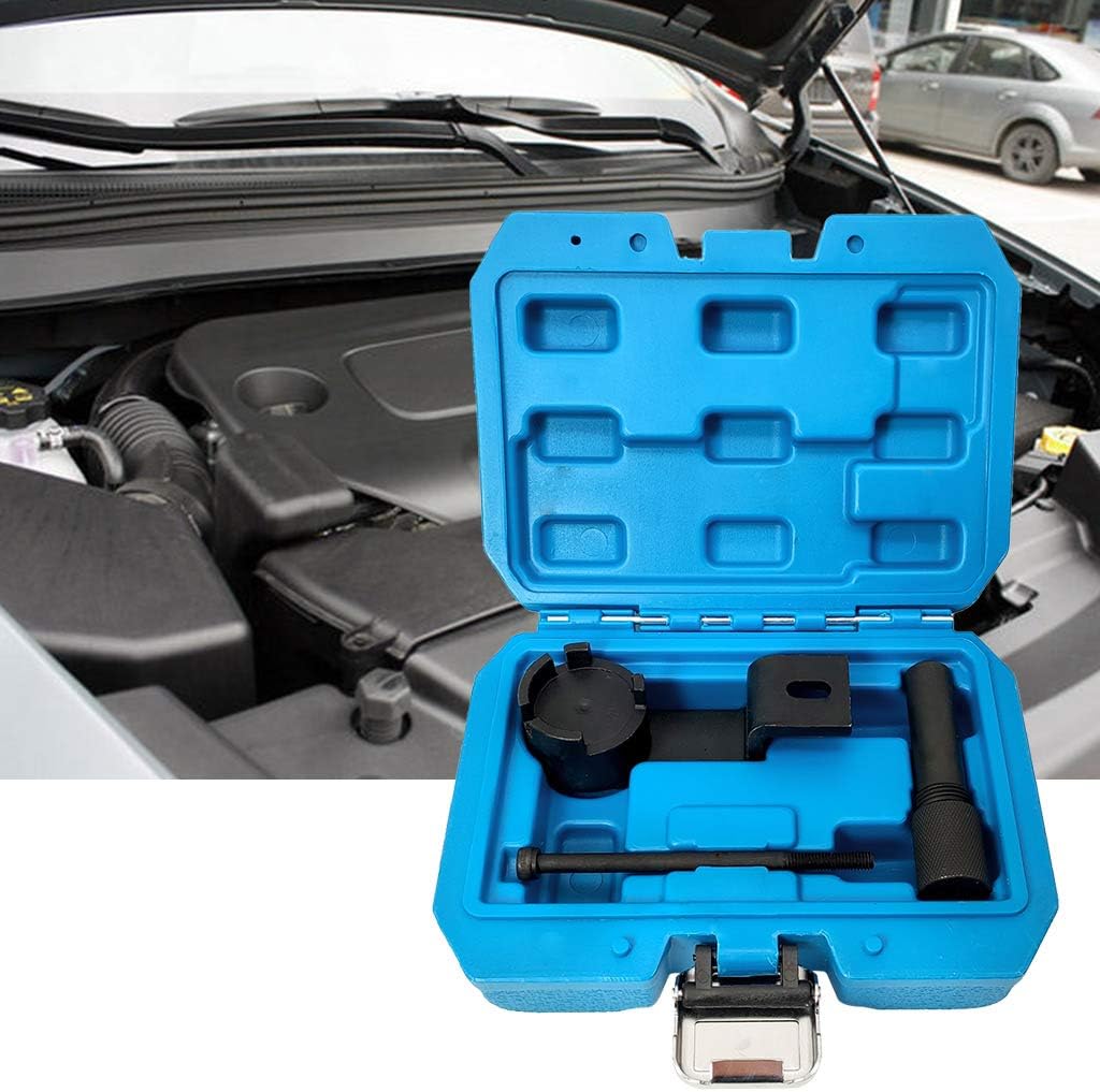 Engine Crank Locking Timing Tool Flywheel Compatible for 2.8 2008-2011 Engine VM9991 VM9992 Car Accessories Metal