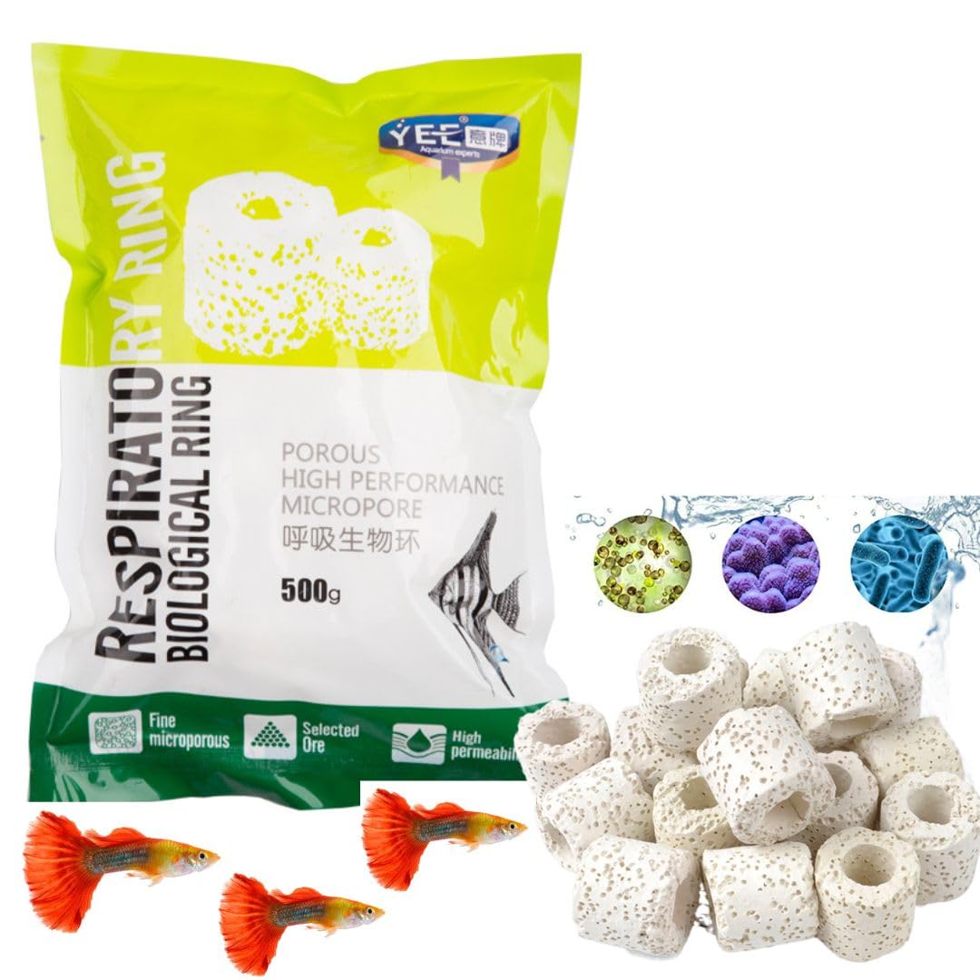VAYINATO® Packed White High Porous 500g Ceramic Ring with Net Bag Aquarium Filter Media for Enhancing Water Quality and Clarity by Petzlifeworld (B0CHFR6MCB) Amazon Price History, Amazon Price Tracker