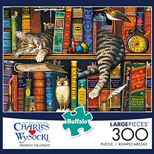 Buffalo Games 2646 Charles Wysocki - Frederick The Literate - 300 Large Piece Jigsaw Puzzle thumb #1