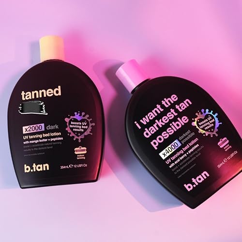 Miniatura 7 de b.tan Kit de aceite de bronceado y loción para cama de bronceado UV  El mejor paquete de bronceador oscuro  Crema aceleradora de bronceado rápido,