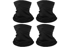 4 Pack Kids Neck Gaiters Face Mask Scarf Mask for Boys Girls