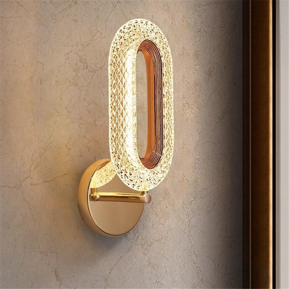 HYJAUSXB Wall Lamp - Modern Art Light for Living Room, Bedroom, Bedside, Staircase, Aisle and Corridor Luxury Design Home Hotel Decor