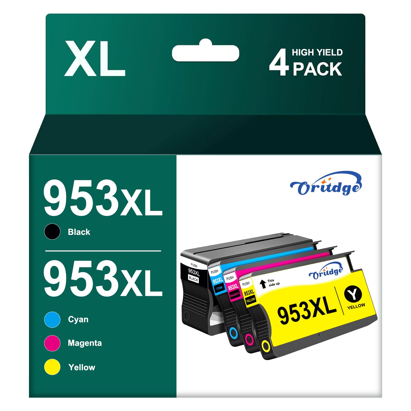 DOUBLE D 953XL Nero Per HP 953XL 953 XL Cartucce D'inchiostro,Non Interessato Dall'aggiornamento, Compatibili Per HP Officejet Pro 7740 7720 7730 8710 8715 8210 8218 8720 8725 8730 - Foto 5