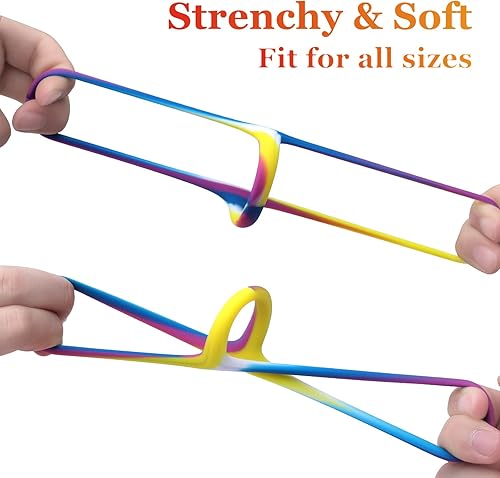 Miniatura 9 de Adorime - Anillo para el pene de silicona para hombres 3 en 1 ultra suave elástico juguete sexual para hombres color negro 01 Negro, Azul /