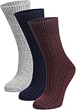 Calcetines de lana merina para mujer, paquete múltiple, calcetines térmicos cálidos de invierno, calcetines de lana para mujer, calcetines coloridos para botas, Mezcla 2, 4-7