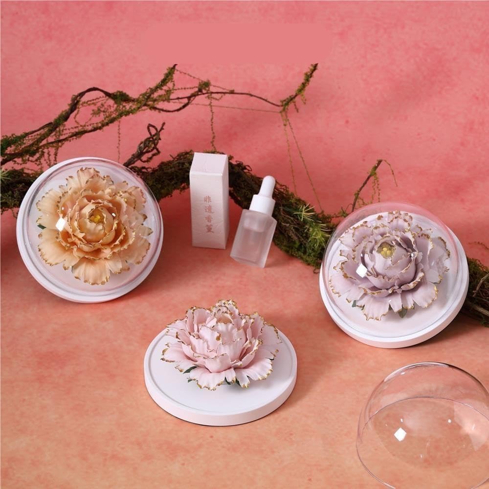 Diffuseur D'arôme De Fleur De Pivoine En Céramique For Le Bureau