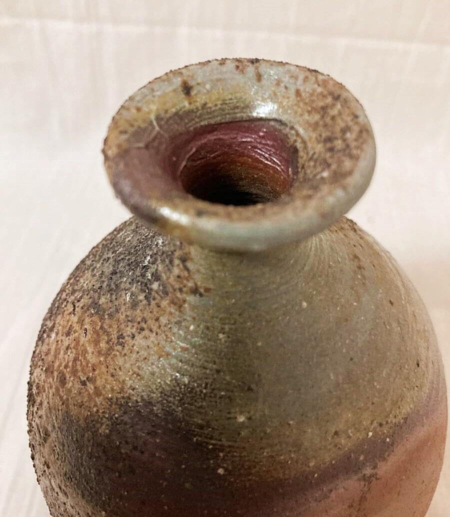 人間国宝藤原啓窯変徳利M290