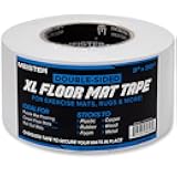 Meister Double-Sided XL Floor Mat Tape - Secures Exercise Mats & Rugs in Place - 3in x 30yd