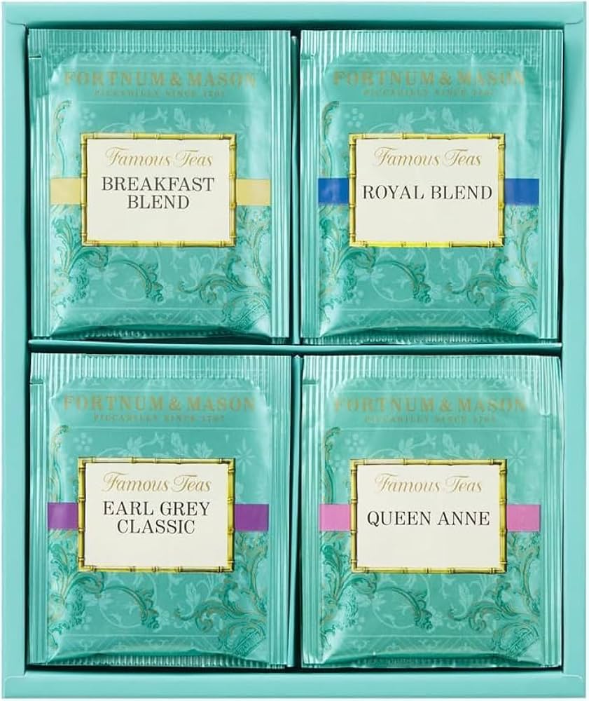 FORTNUM & MASON ティーセット 4種　フォートナム&メイソン Amazon.co.jp: フォートナム＆メイソン ティーバッグ詰合せ