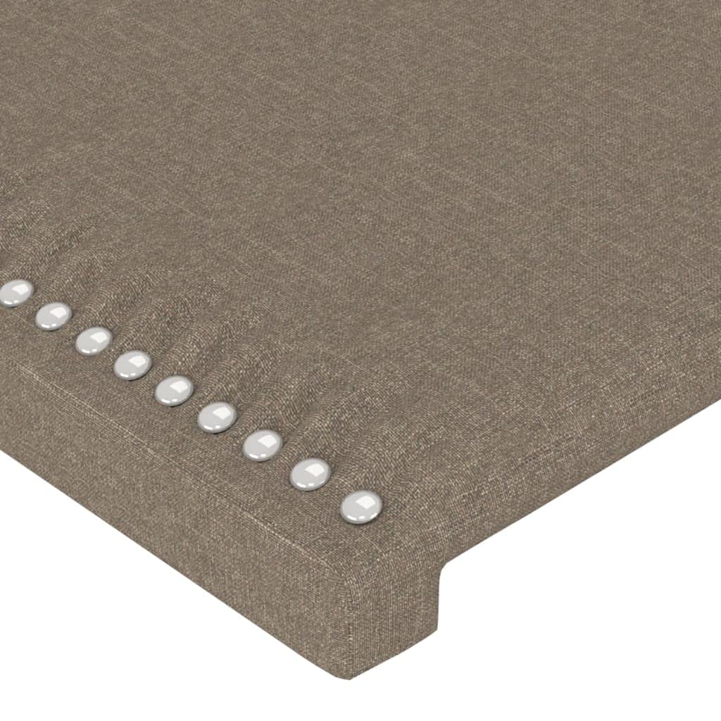 Reposacabezas para orejas taupe 203x23x118/128 cm, tejido transpirable, altura ajustable, patas de madera, soporte para la espalda para leer y ver la televisión, montaje con instrucciones.