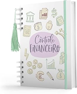 Caderno De Controle Financeiro - Capa Dura - Registro Financeiro Mensal