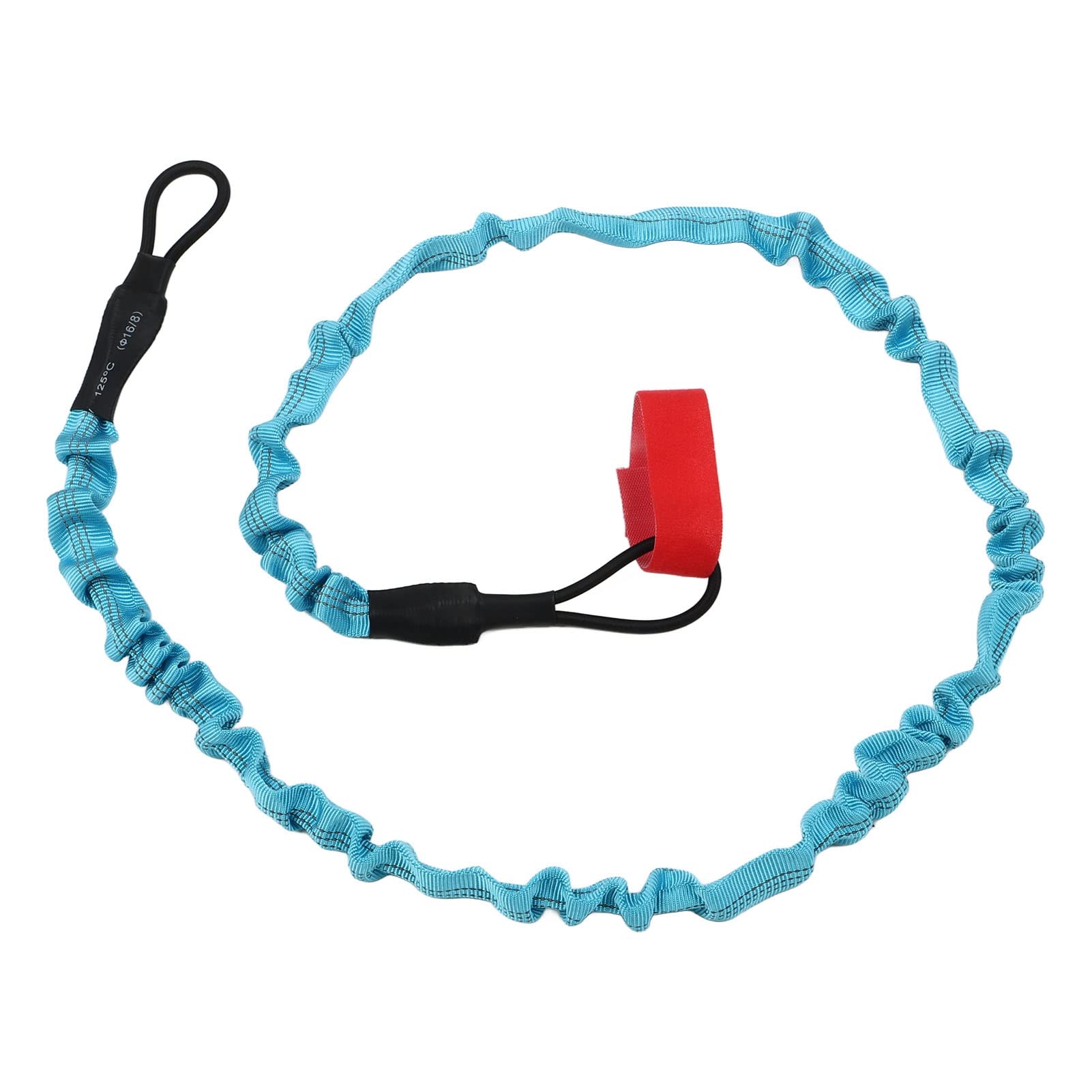 2 correas para remo para kayak, cuerda para remo de kayak de goma de nailon estiramiento fijo diseño extensible accesorios para kayak para canoa remo surf caña de