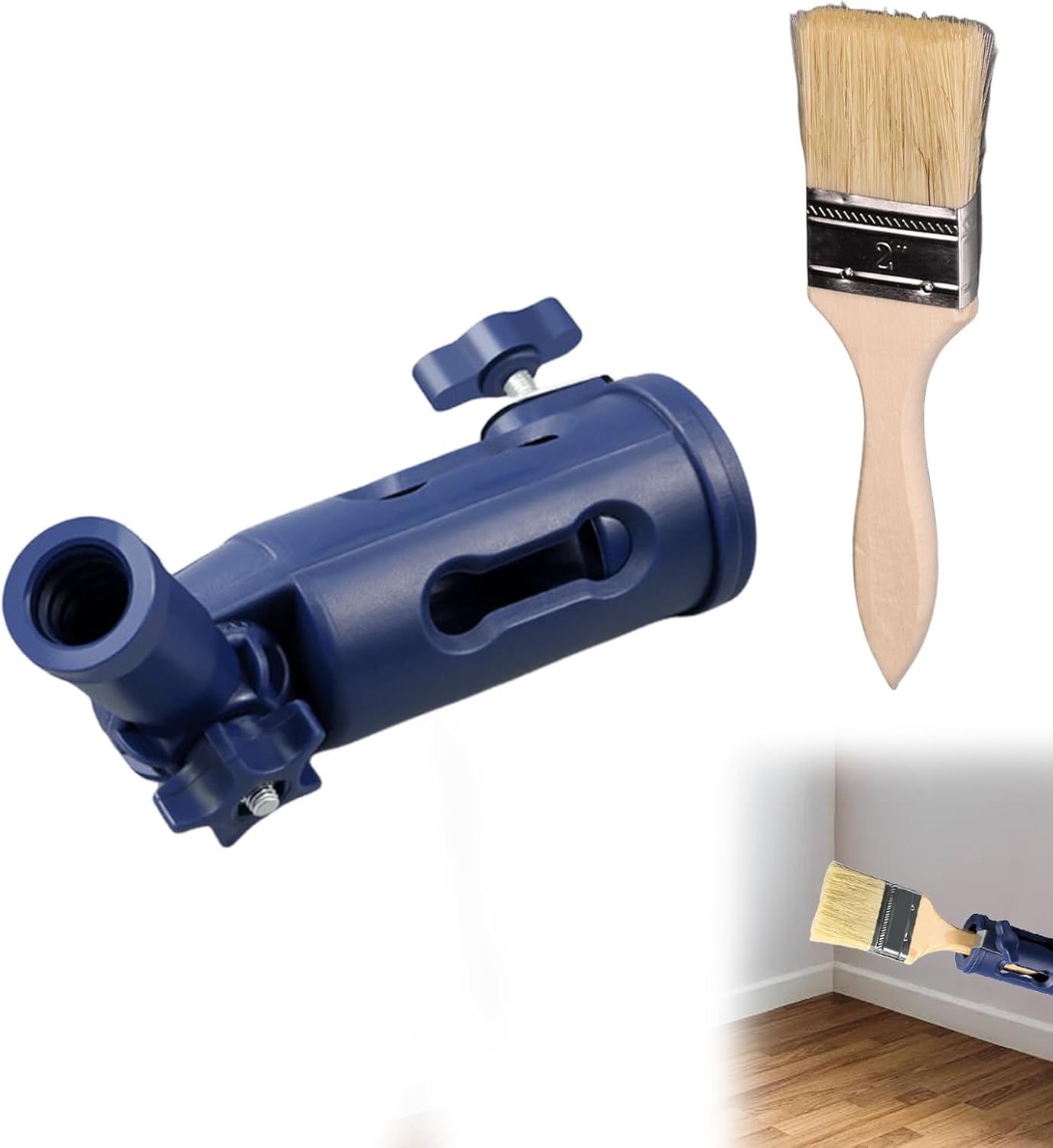 MEGYAD Paint Brush Extension Pole Extension Pole Attachment for Paint