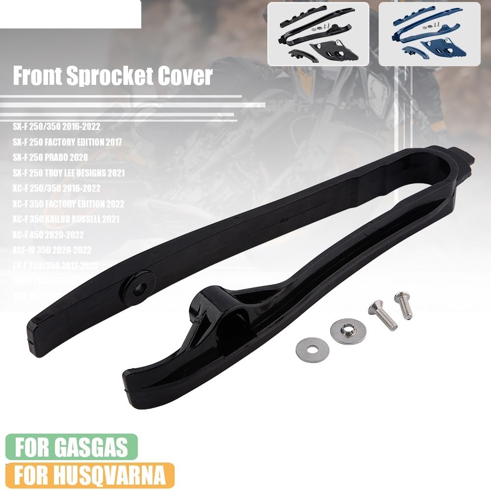 Zestaw Suwaków Łańcucha Motocyklowego Osłona Prowadnicy Pasuje Do Husqvarna SX SXF XC XCF XCFW EXC 125 250 350 300 450 Ochraniacz łańcucha Osłona łańcucha