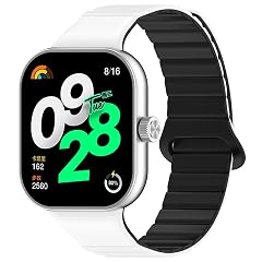 Quirxio Silicone Magnetic Strap for Redmi Watch 4 Accessories Replacement Smart Watch Band Wristband Soft Sport Bracelet for