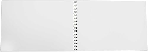 Miniatura 4 de Cuaderno de bocetos reciclado, tamaño A3, 40 hojas (80 caras) de cartucho reciclado de 6.00 ozm, paquete de 5