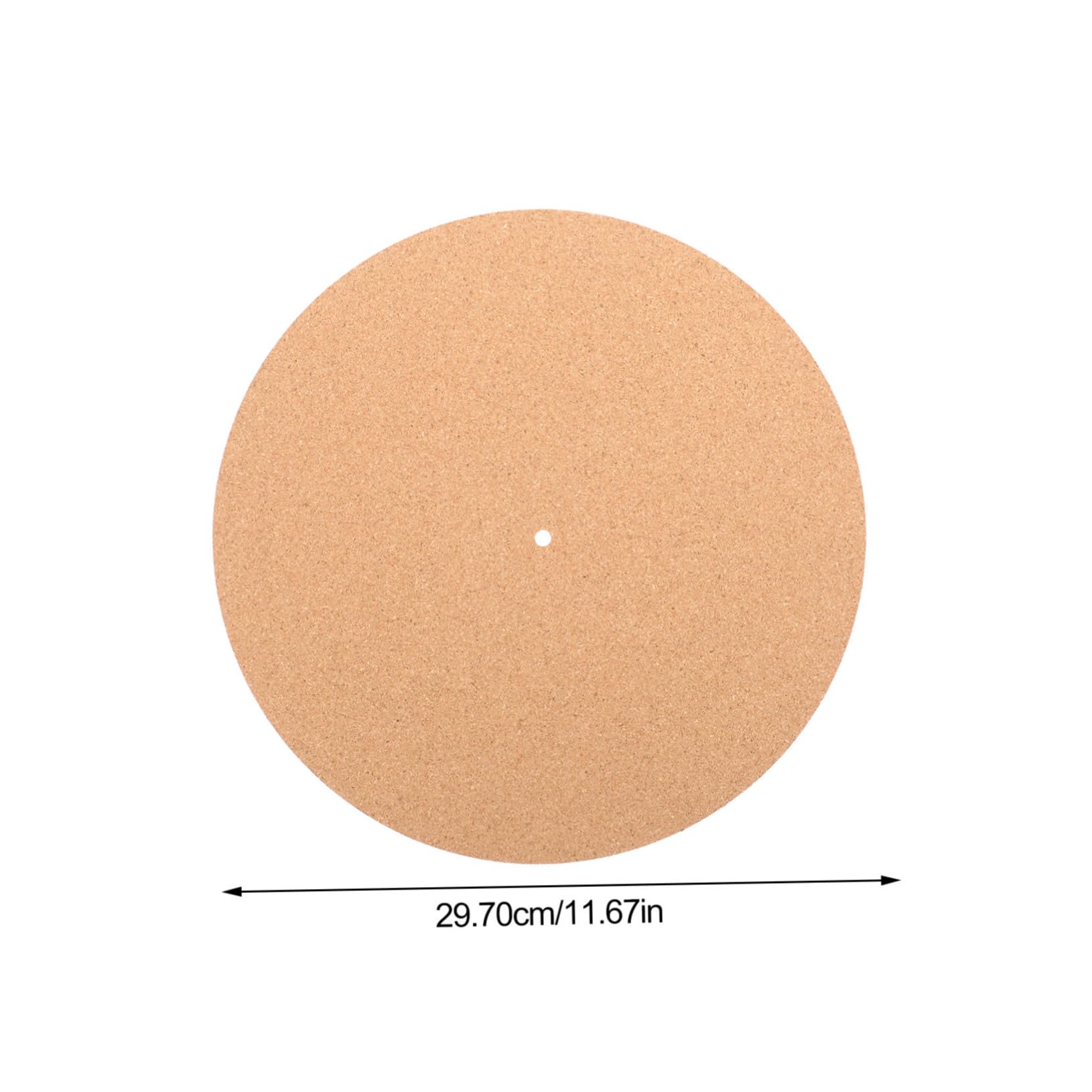 FUNOMOCYA Vinyl Turntable Pad Cork Slipmat Record Player Accessories Noise Reduction Mat