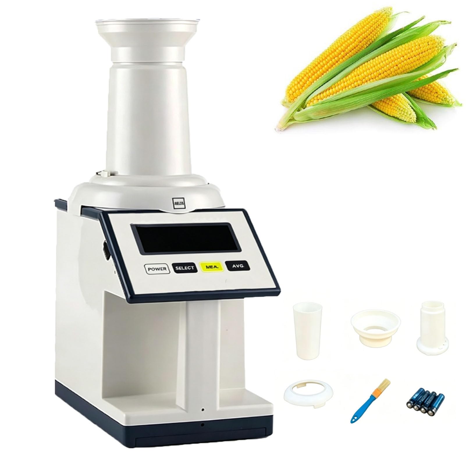 Pfps Digital Halogen Moisture Analyzer, Grain Moisture Tester with LCD Display for 14+ Grains, 1 to 40% Humidity Range, Professional Crop Moisture Detector for Storage and Agriculture